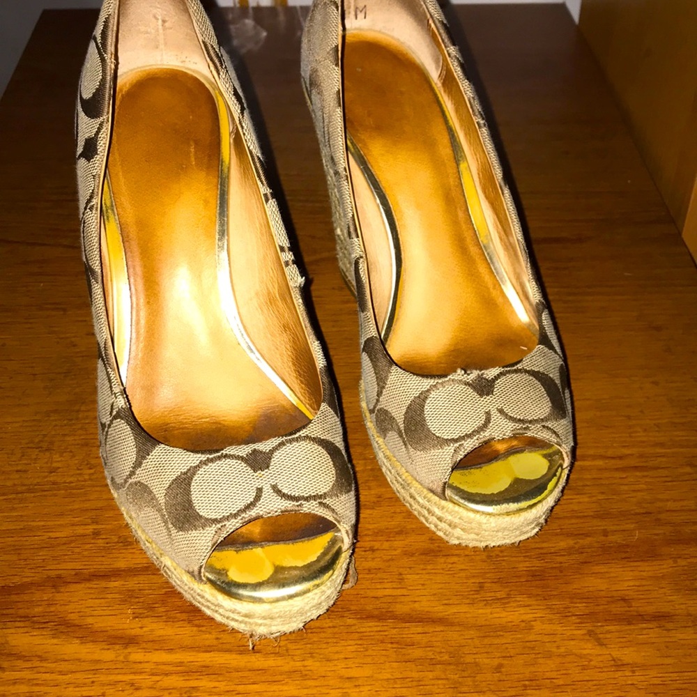 Coach wedges